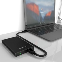 Boîtier pour disque dur Aisens ASE-2523B Noir 2,5"