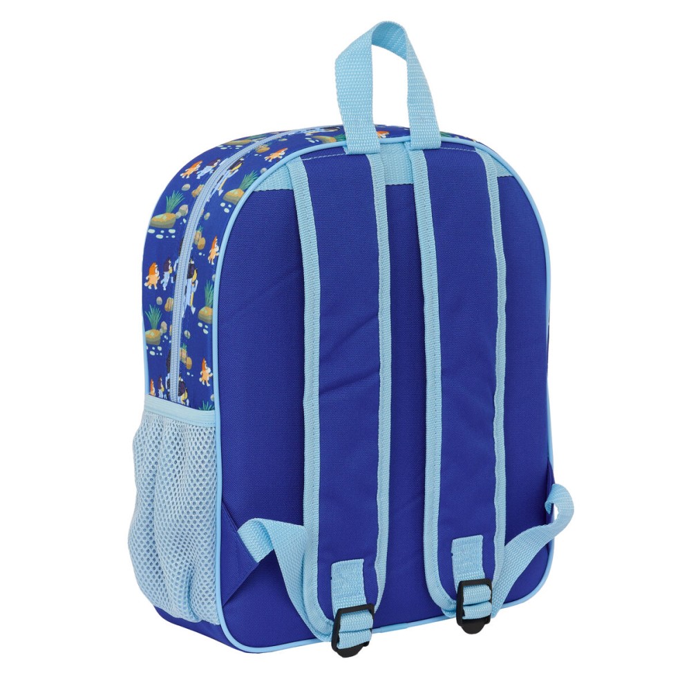 School Bag Bluey Navy Blue 28 x 34 x 10 cm