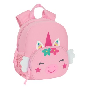 Kinderrucksack Safta Einhorn Rosa 20 x 25 x 9 cm