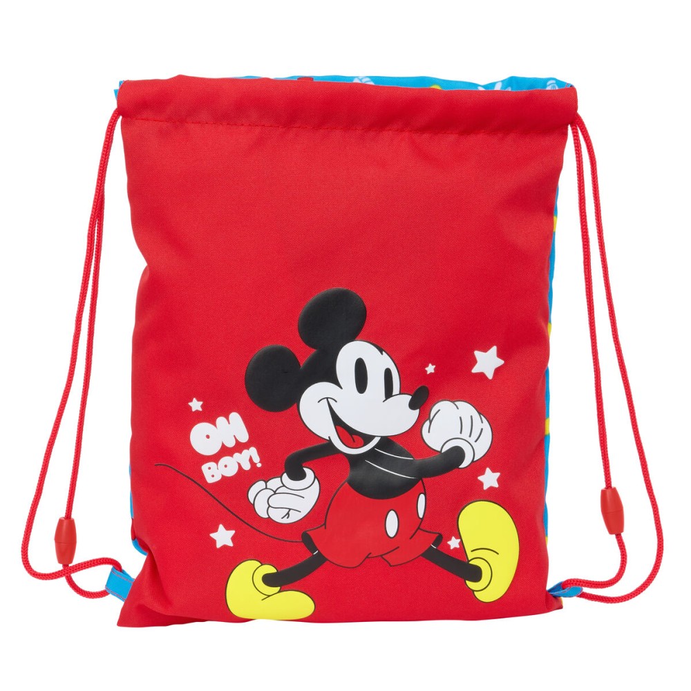 Backpack with Strings Mickey Mouse Clubhouse Fantastic Blue Red 26 x 34 x 1 cm