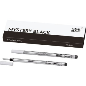 Recharge pour stylo Montblanc 128246 Noir (2 Unités)