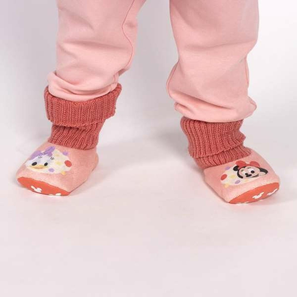Chaussons Minnie Mouse Rose (22)