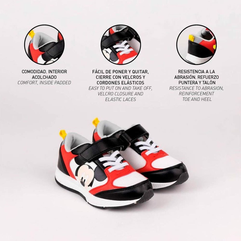 Sports Shoes for Kids Mickey Mouse Black Red 27