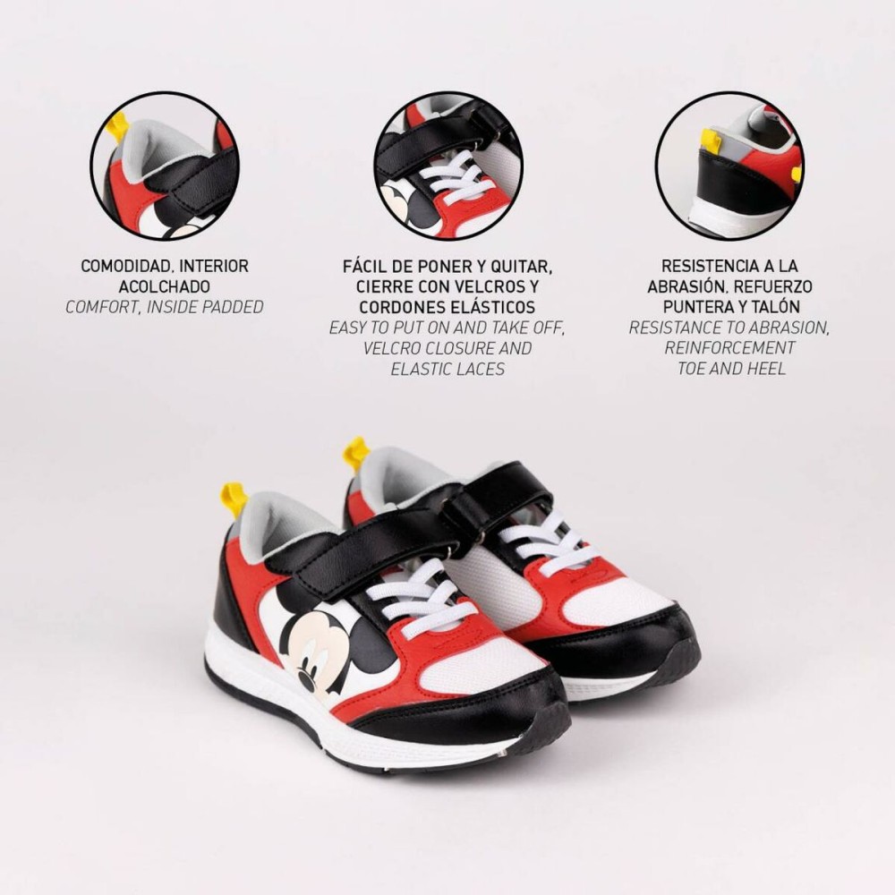 Sports Shoes for Kids Mickey Mouse Black Red 27