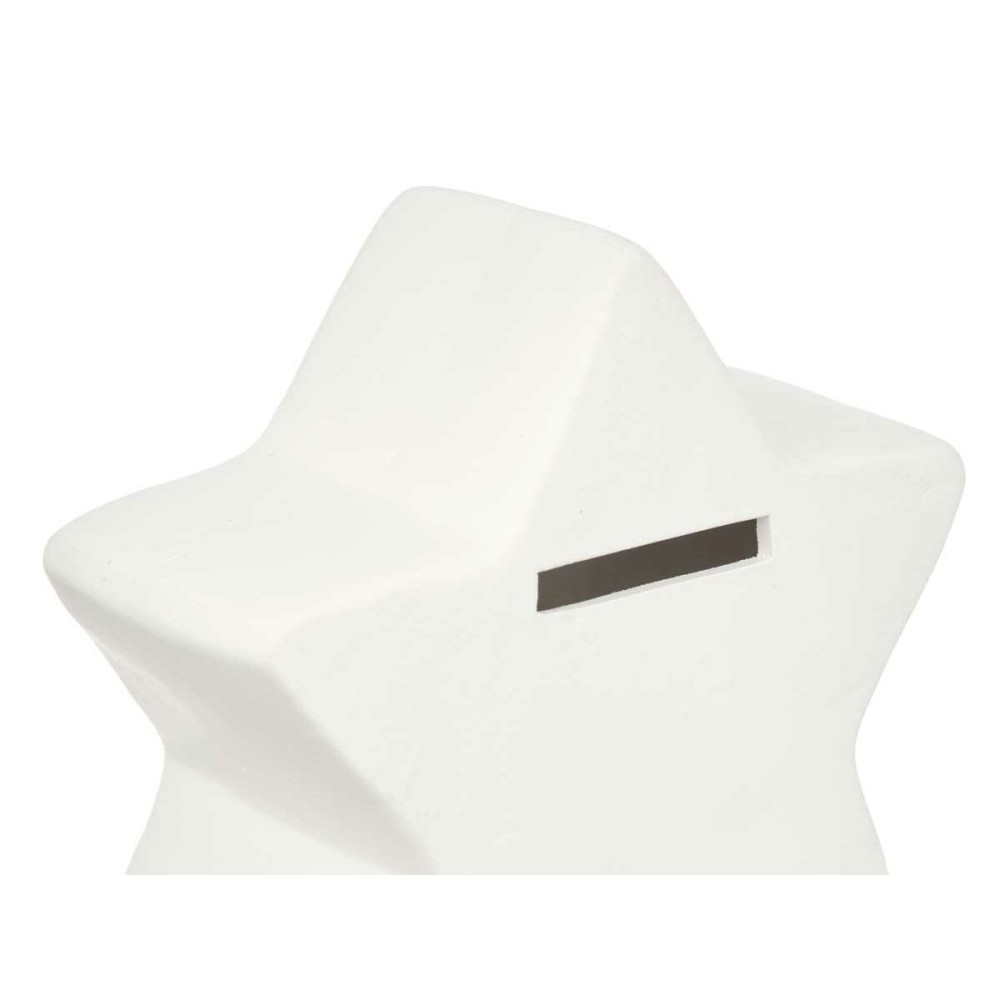 Tirelire à peindre Pincello 76642 Blanc 12,8 x 12,6 x 8,2 cm Étoile (12 Unités)