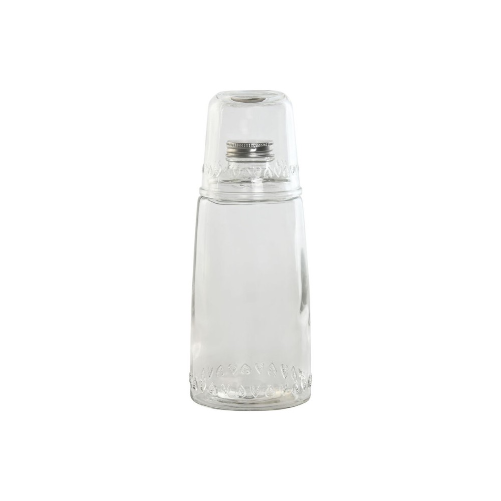 Wasserflasche Home ESPRIT Durchsichtig Kristall 240 ml 1 L