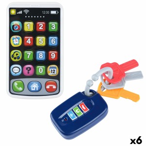 Spielzeug-Telefon PlayGo 7 X 11 X 2 CM (6 Stück)