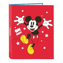 Reliure à anneaux Mickey Mouse Clubhouse Fantastic Bleu Rouge A4 26.5 x 33 x 4 cm