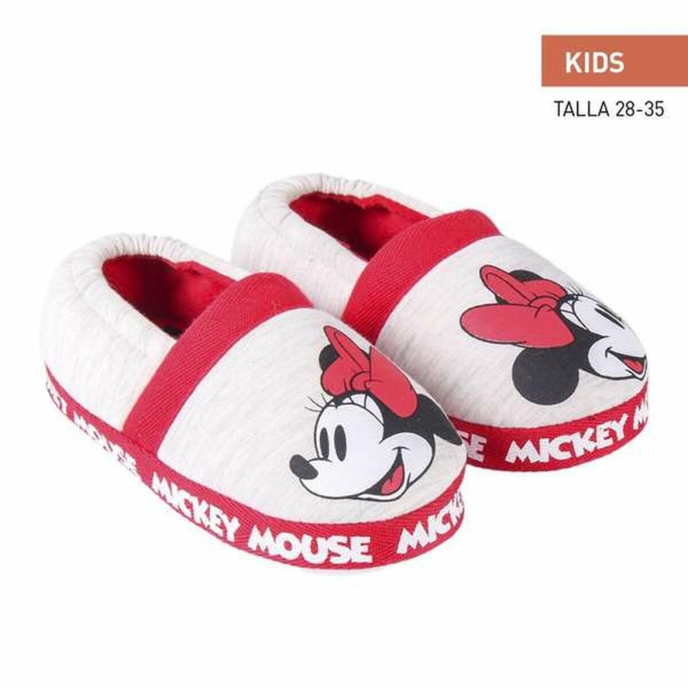 Chaussons Minnie Mouse Gris clair 32-33