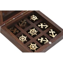 Three-in-a-Row Game Home ESPRIT 10 x 10 x 4 cm