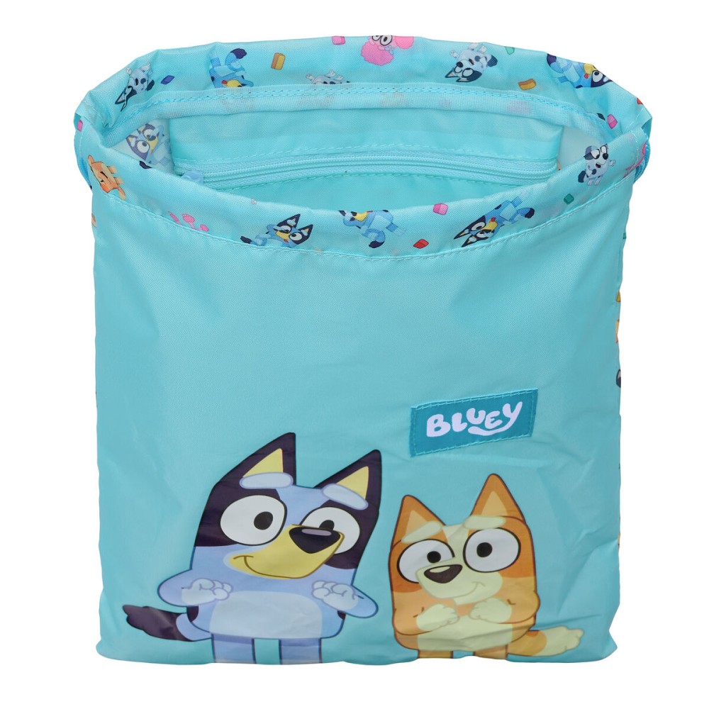 Backpack with Strings Bluey Sky blue 26 x 34 x 1 cm