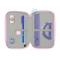 Triple Pencil Case Frozen Cool days Violet Sky blue 12,5 x 19,5 x 5,5 cm 36 Pieces