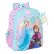 Cartable Frozen Cool days Violet Bleu ciel 32 x 38 x 12 cm