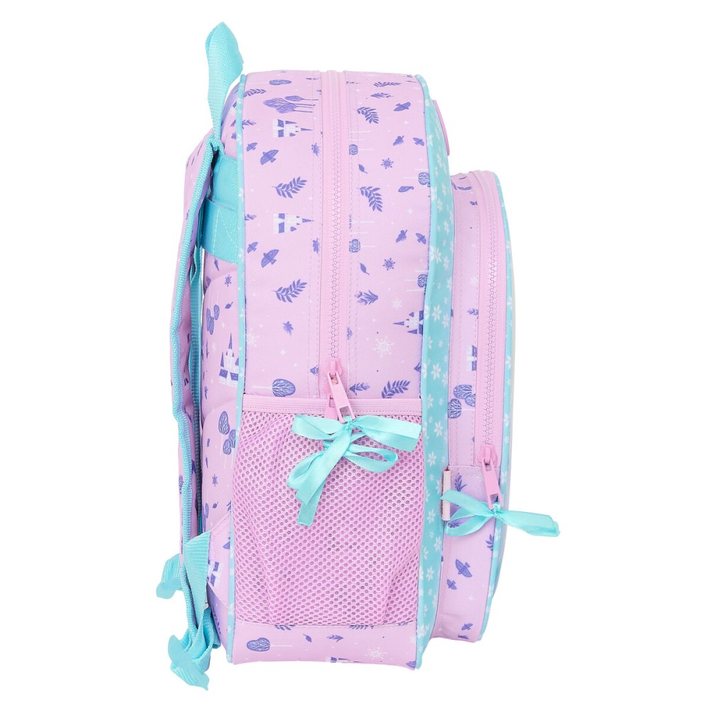 Schulrucksack Frozen Cool days Violett Himmelsblau 32 x 38 x 12 cm