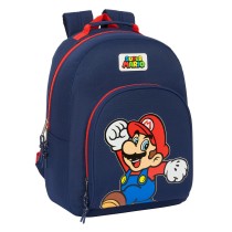 School Bag Super Mario World Navy Blue 32 x 42 x 15 cm