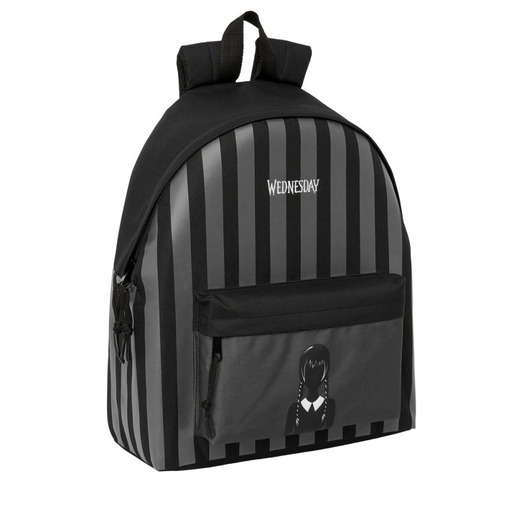 Schulrucksack Wednesday Schwarz 33 x 42 x 15 cm