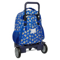 School Rucksack with Wheels Sonic Prime Blue 33 x 45 x 22 cm