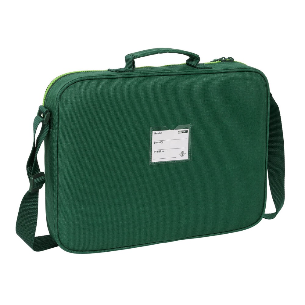 Schultasche Real Betis Balompié grün 38 x 28 x 6 cm