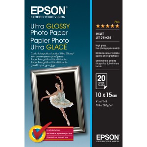 Ink and Photogrpahic Paper pack Epson C13S041926 A6 20 Sheets (1 Unit)