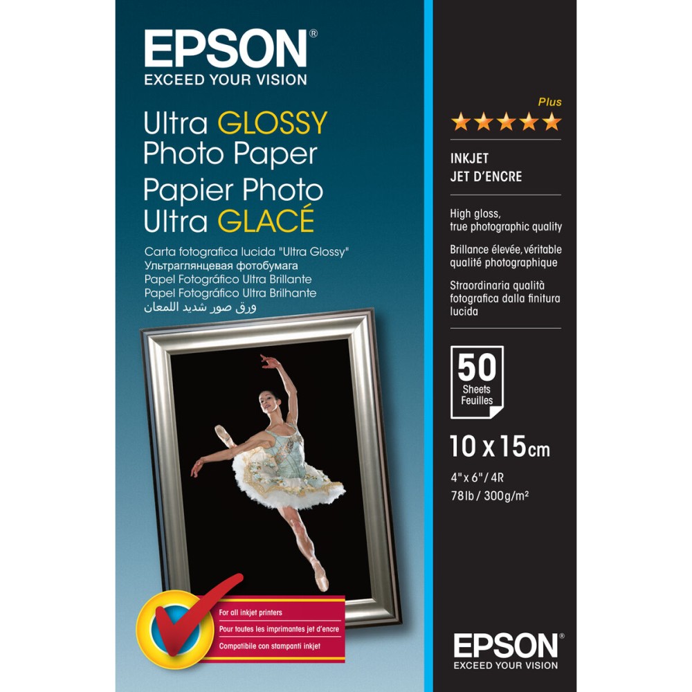 Ink and Photogrpahic Paper pack Epson 2359994 A6 (50 Units) (1 Unit)