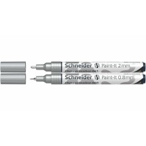 Set of Markers Schneider PAINT-IT 2 CHROME metal (2 Units)