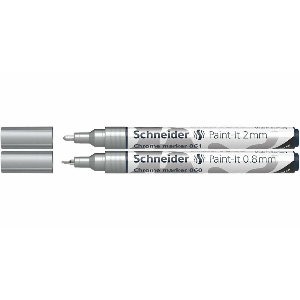 Marker-Set Schneider PAINT-IT 2 CHROME metall (2 Stück)