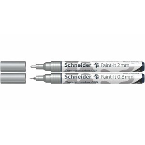 boîte de marqueurs Schneider PAINT-IT 2 CHROME métallique (2 Unités)