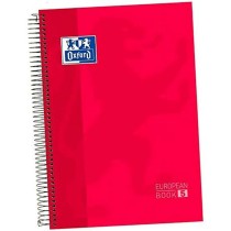 Cahier Oxford Europeanbook 5 Rouge A4+ 120 Volets (5 Unités)