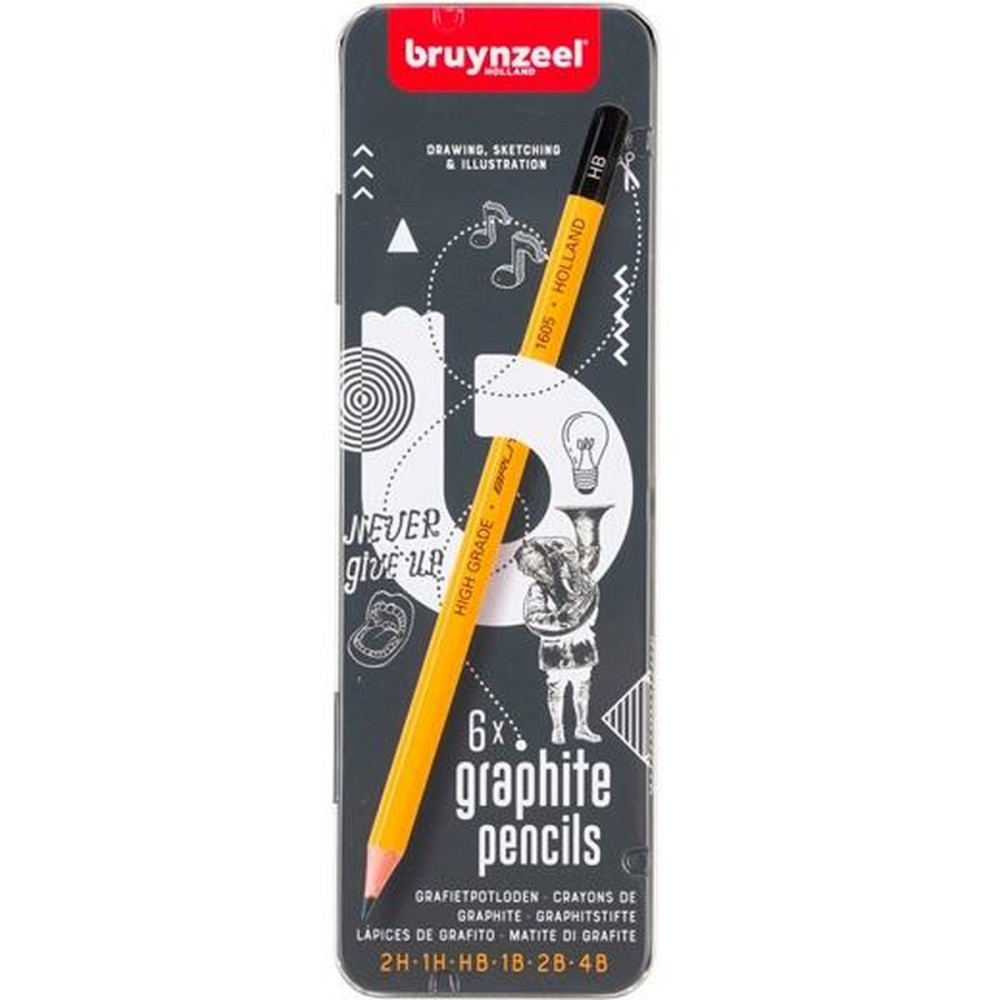 Pencil Set Talens Bruynzeel Burotek 6 Pieces (6 Units)