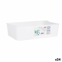 Schubladen-Organizer Dem Weiß 27 x 18 x 7,5 cm (24 Stück)