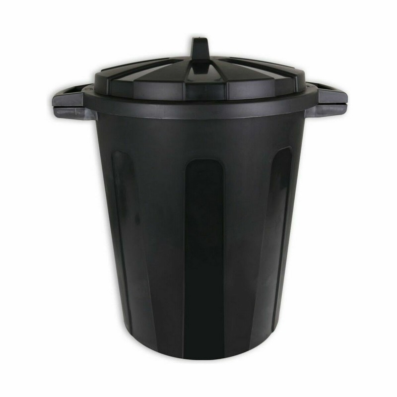 Abfalleimer Dem 70 L Schwarz 56 x 45 x 60 cm (3 Stück)