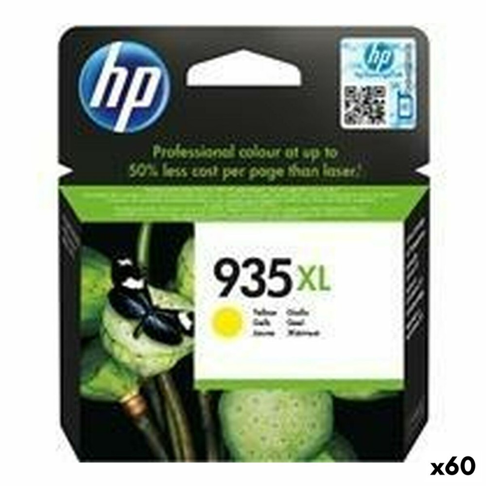 Cartouche d'encre originale HP Nº935 XL Jaune (60 Unités)