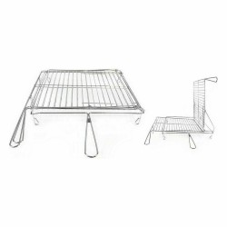 Grill Algon Chrome Plaque Tournante 40 x 45 x 10 cm (4 Unités)