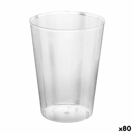 Lot de verres réutilisables Algon Cidre 4 Pièces 500 ml (80 Unités)