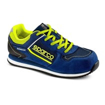 Racing Ankle Boots Sparco GYMKHANA DANI Yellow Blue Navy Blue