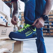 Chaussures de course Sparco GYMKHANA DANI Jaune Bleu Blue marine