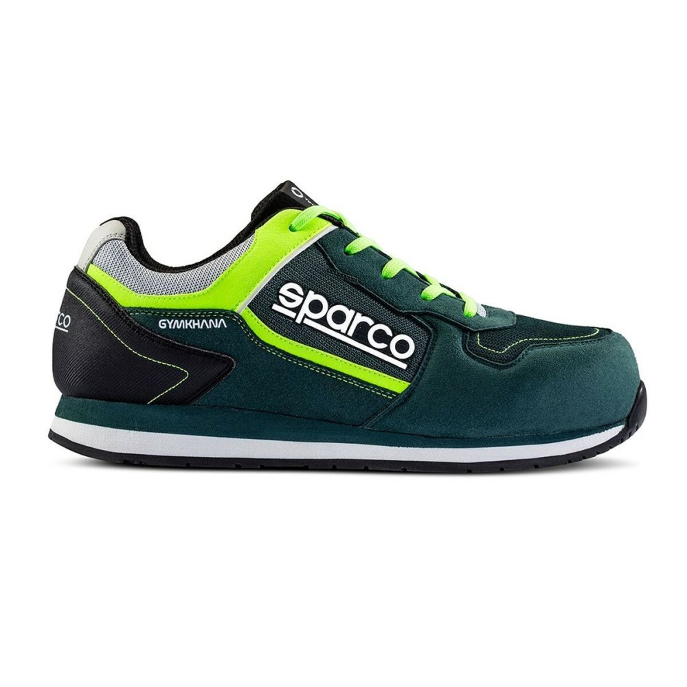 Racing Ankle Boots Sparco GYMKHANA SEB Yellow Green