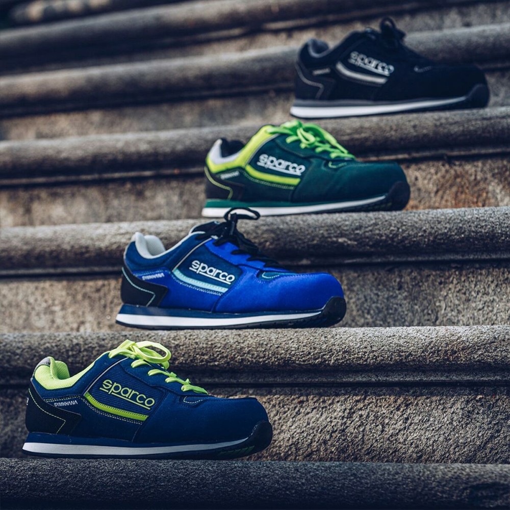 Chaussures de course Sparco GYMKHANA SEB Jaune Vert