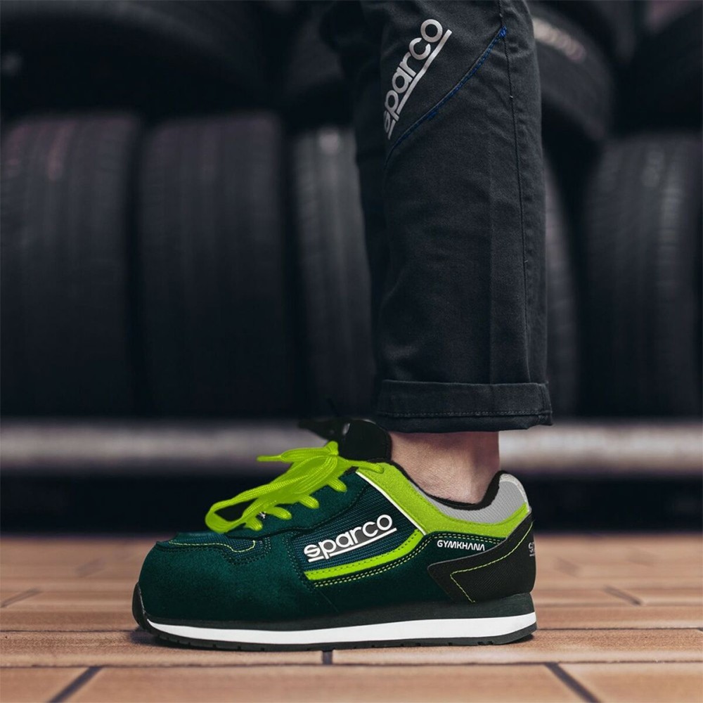 Chaussures de course Sparco GYMKHANA SEB Jaune Vert