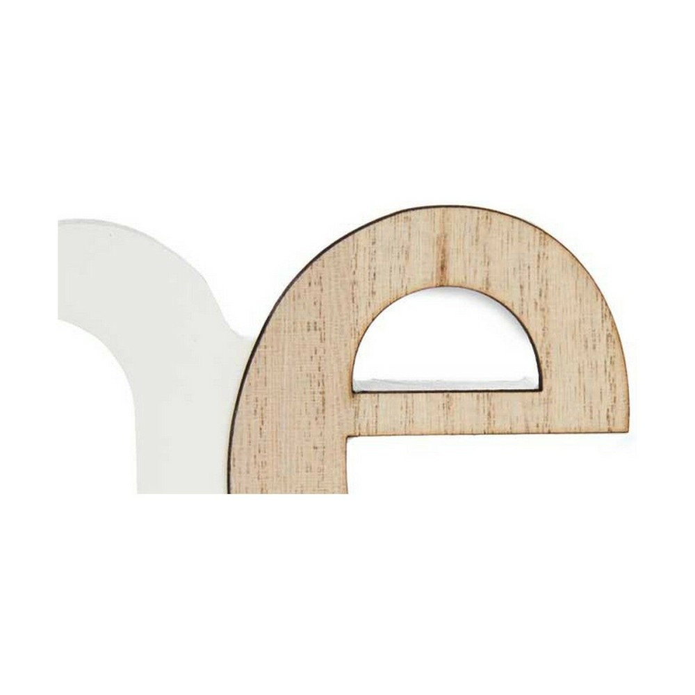 Cadre photo Gift Decor Home Blanc Marron Bois MDF (6 Unités)