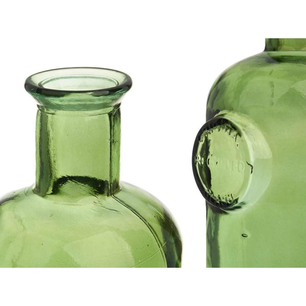 Bouteille décorative Gift Decor Stamp Vert 11,7 x 33,5 x 11,7 cm Décoration (6 Unités)