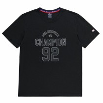 Men’s Short Sleeve T-Shirt Champion Crewneck Black