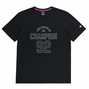 Herren Kurzarm-T-Shirt Champion Crewneck Schwarz