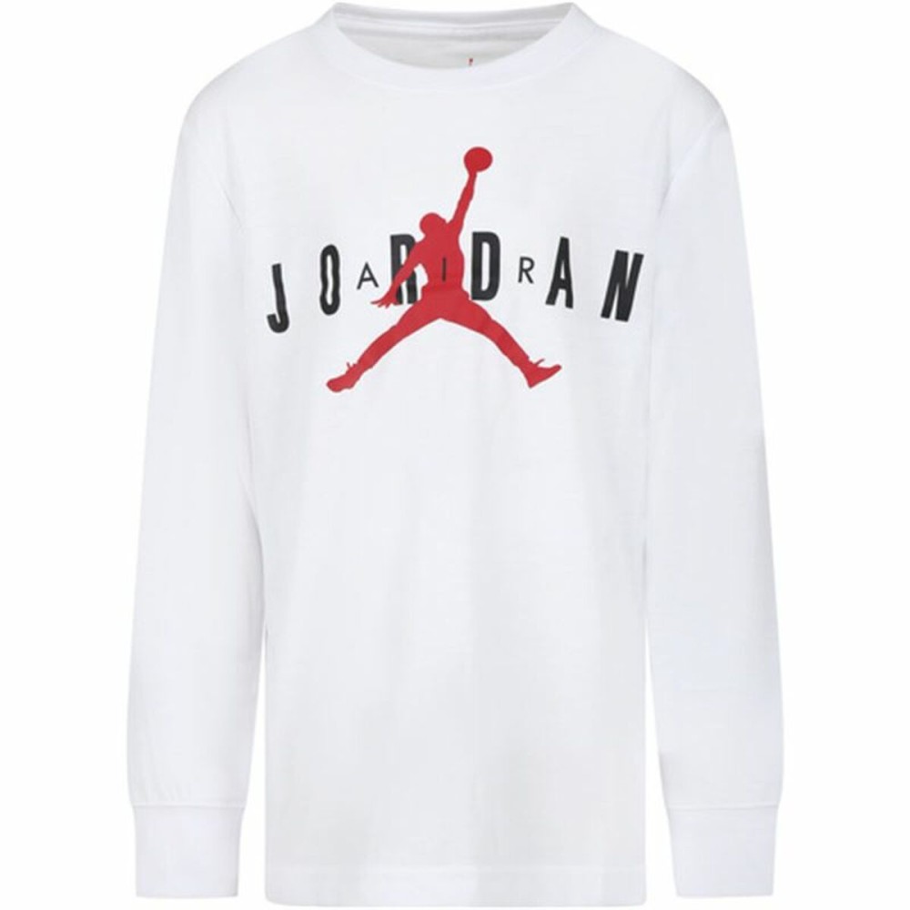 Men’s Short Sleeve T-Shirt Jordan Jordan LS White