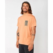 Herren Kurzarm-T-Shirt Rip Curl Desti Animals Orange