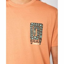 Men’s Short Sleeve T-Shirt Rip Curl Desti Animals Orange