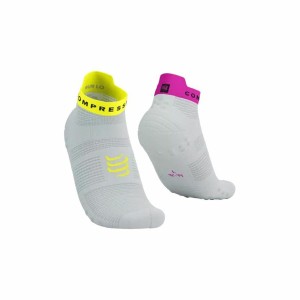 Sports Socks Compressport Pro Racing White