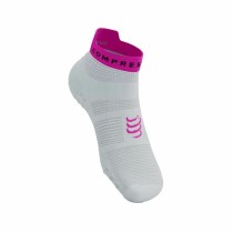 Sports Socks Compressport Pro Racing White