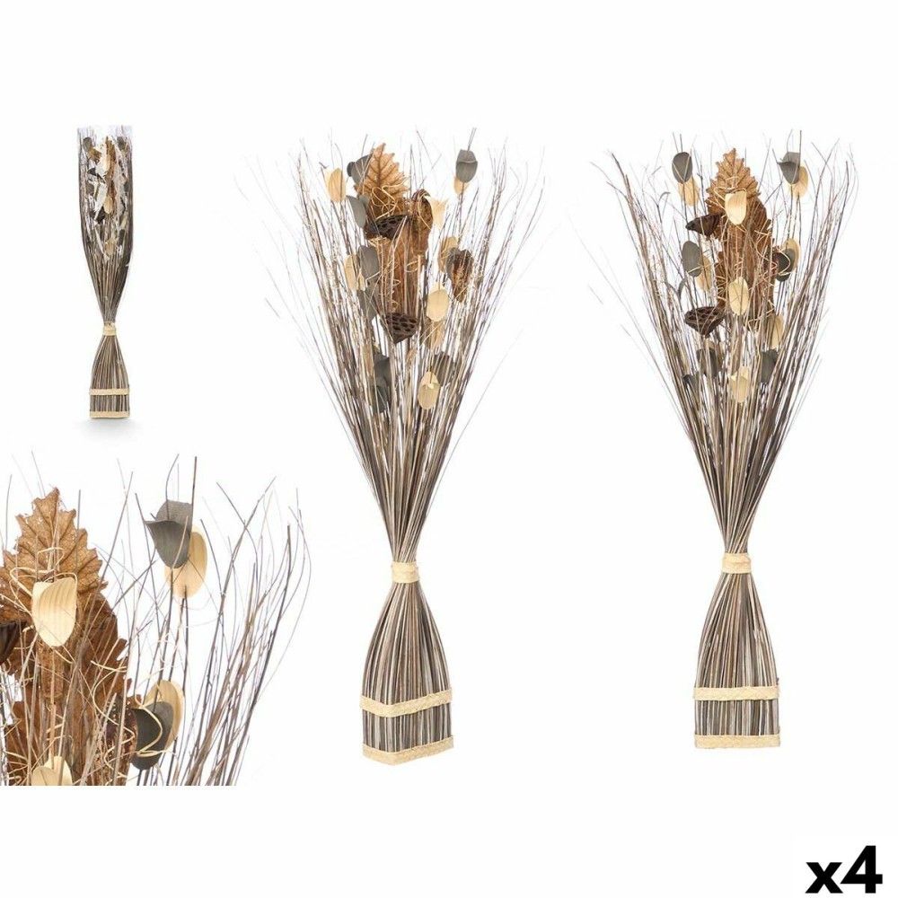 Dekorative Blume Gift Decor Grau 14 x 100 x 10 cm 8 x 100 x 18 cm (4 Stück)