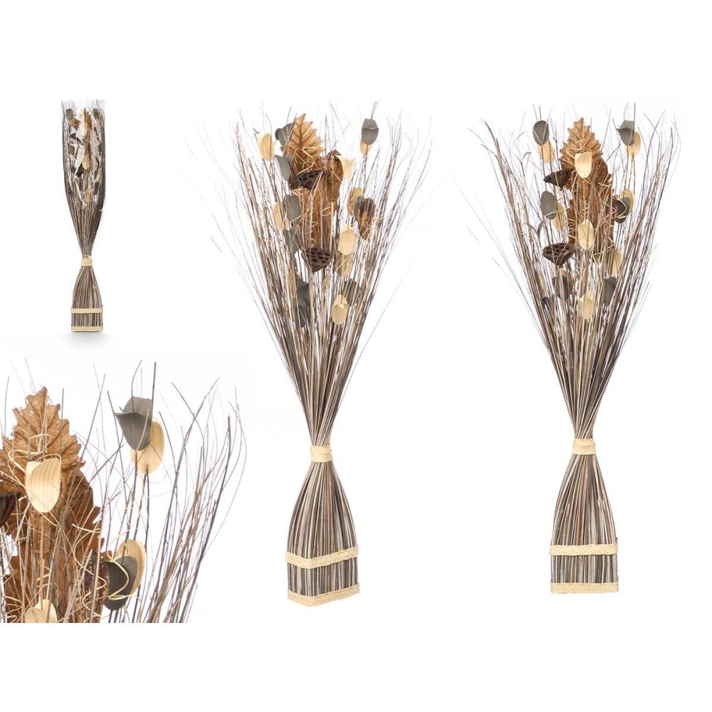 Dekorative Blume Gift Decor Grau 14 x 100 x 10 cm 8 x 100 x 18 cm (4 Stück)